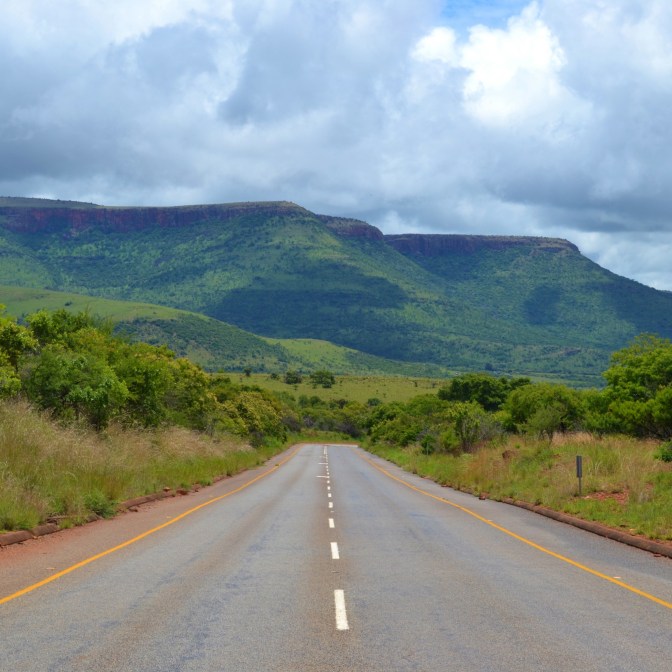 Empty road in the Mpumalanga Highlands